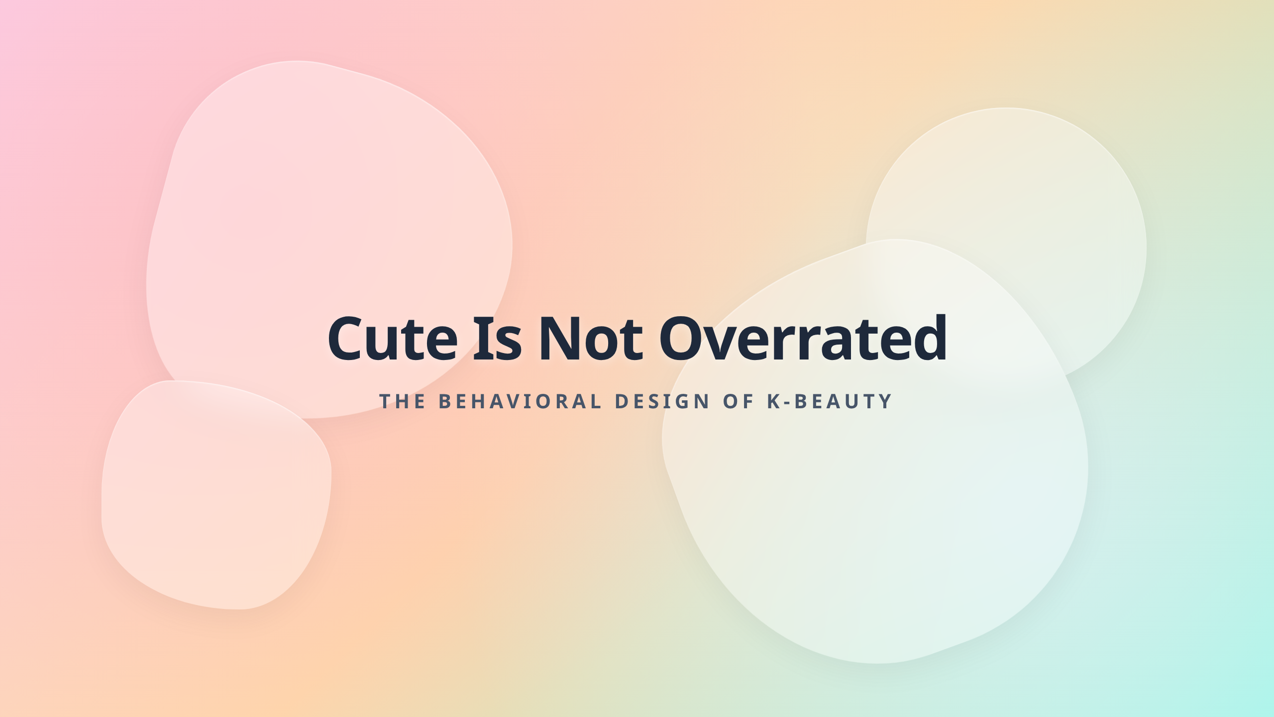 Korean Skincare Packaging Psychology - Cute Is Not Overrated